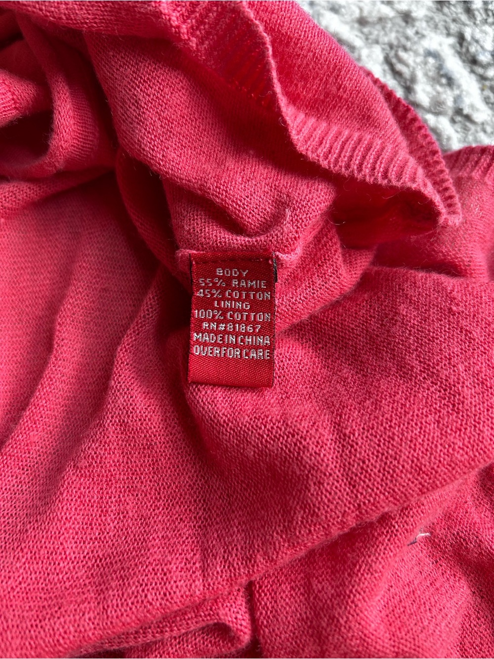 Y2K JJ Basics Hot Pink Shrug with Tie - Picture 5 of 6